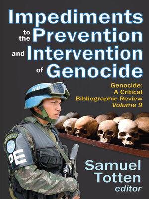 cover image of Impediments to the Prevention and Intervention of Genocide